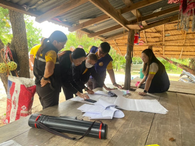 ลงพื้นที่ตรวจสอบการขออนุญาตใช้ที่ดินในพื้นที่นิคมสหกรณ์พนา พารามิเตอร์รูปภาพ 1