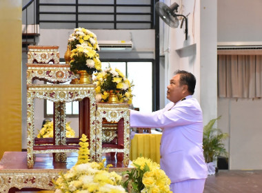 พิธีวางพานพุ่มดอกไม้สดเนื่องในวันพระบิดาแห่งฝนหลวง ประจำปี ... พารามิเตอร์รูปภาพ 5