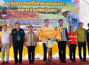 ร่วมงานรณรงค์ไถกลบตอซังข้าวและหว่านปุ๋ยพืชสด พารามิเตอร์รูปภาพ 1