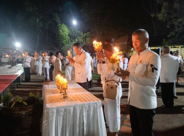 ร่วมกิจกรรมในวันสำคัญทางพระพุทธศาสนา (วันมาฆบูชา) พารามิเตอร์รูปภาพ 6