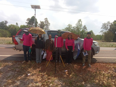 ลงพื้นที่สำรวจวงรอบรายแปลง พื้นที่เขตป่าไม้ส่วนกลาง พารามิเตอร์รูปภาพ 1