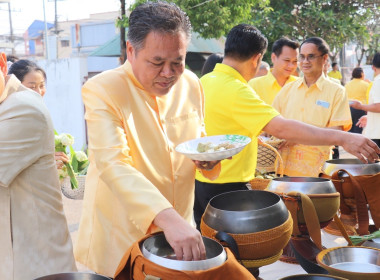 พิธีบวงสรวงตั้งศาลพระภูมิเจ้าที่และทำบุญตักบาตร พารามิเตอร์รูปภาพ 33