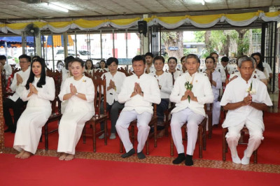 ร่วมพิธีเจริญพระพุทธมนต์และเวียนเทียนเนื่องในวันวิสาขบูชา พารามิเตอร์รูปภาพ 1